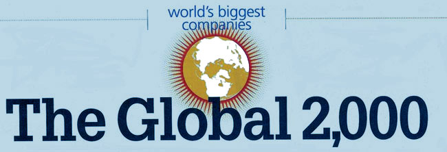 Forbes The Global 2000 � The World's Biggest Public Companies: ���������� ��������� �������� ���� � 2012 ����