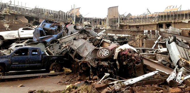 Ущерб от майских торнадо в США. USA tornadoes 2013