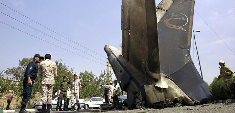 крушение пассажирского самолета Иран-140 Taban Airlines  2014