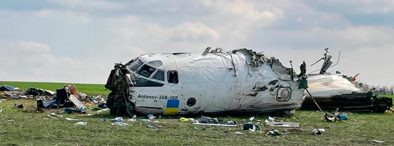 У Запорізькій області зазнав авіакастрофи український літак АН-26