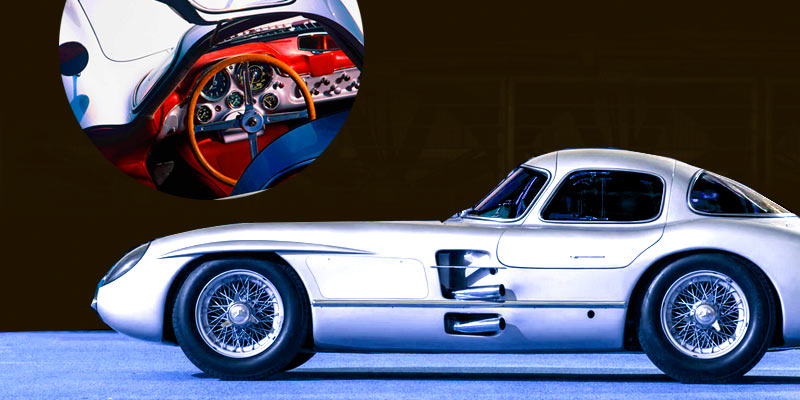 ����� ������� ����������� � ������� ������������ �������� Mercedes-Benz 300 SLR Uhlenhaut Coupe 1955 ���� �������